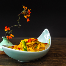 Ragoût de crevette curry & coco